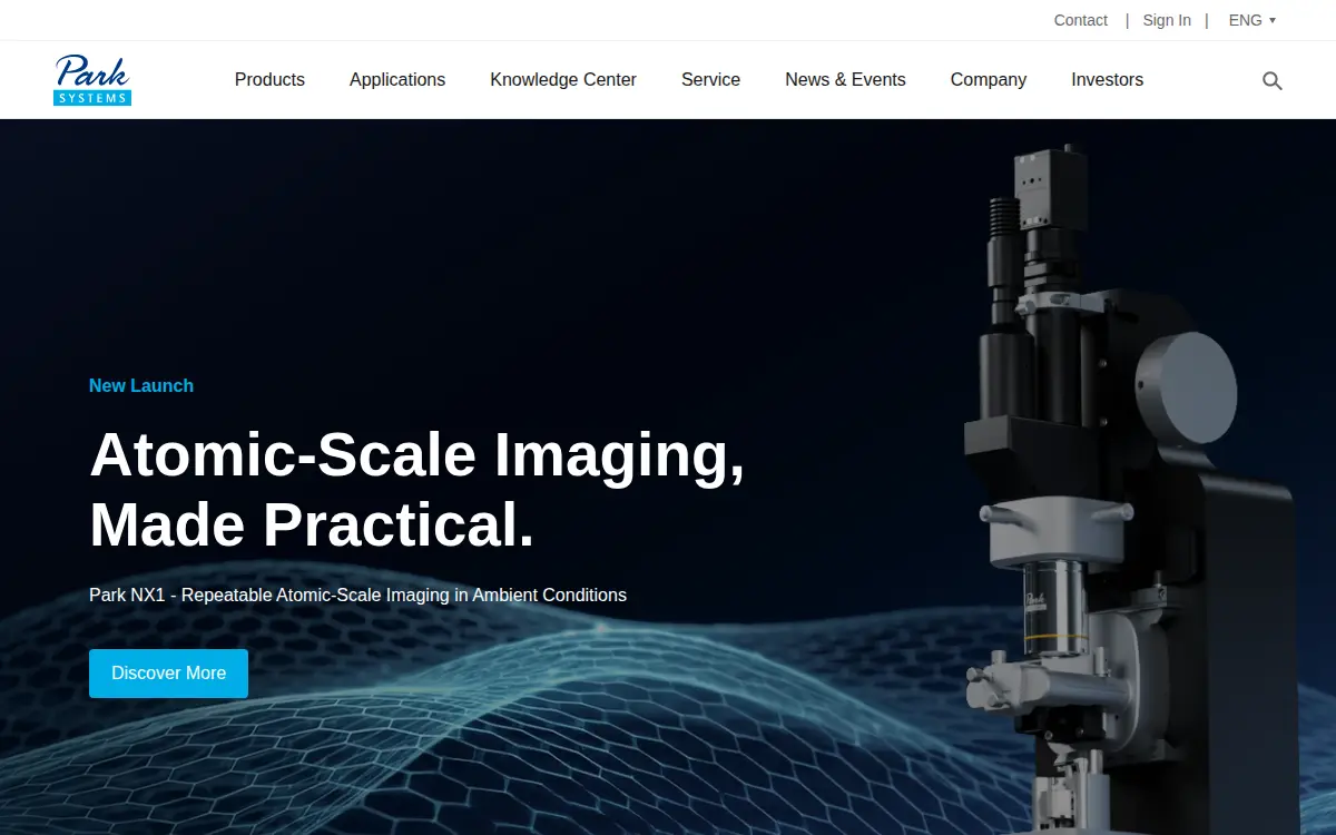 Homepage of Park Systems, INC.