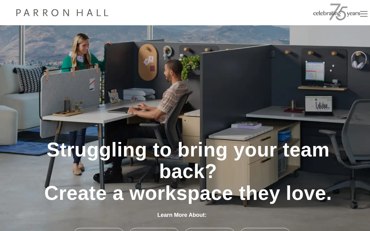 Homepage of Parron-hall Corporation