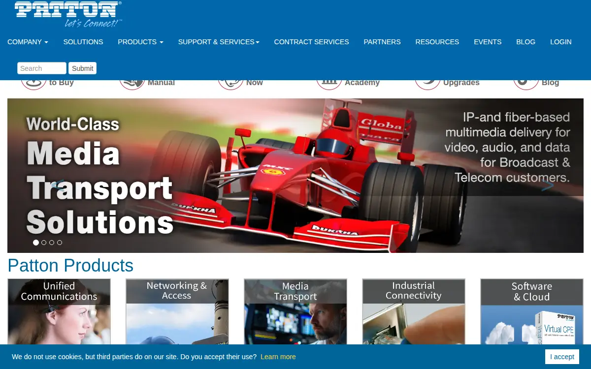 Homepage of Patton, LLC
