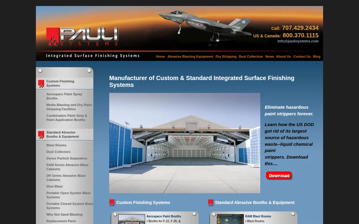 Homepage of Pauli Systems, INC.