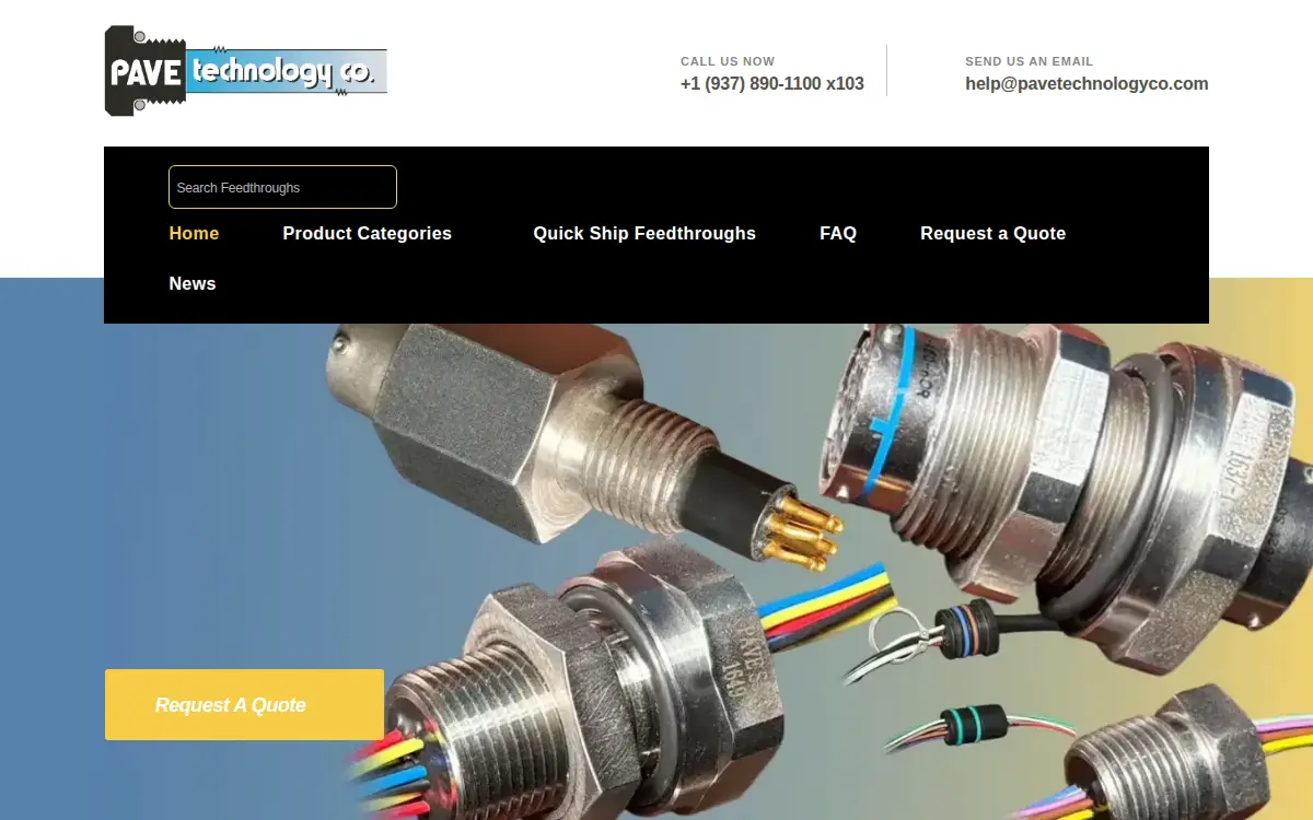 Homepage of Pave Technology CO