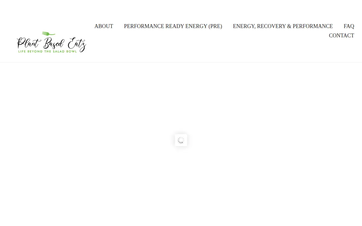 Homepage of Plant-based Eatz LLC