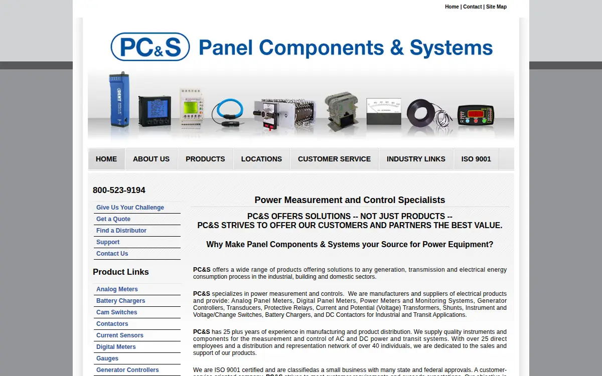 Homepage of Panel Components & Systems INC