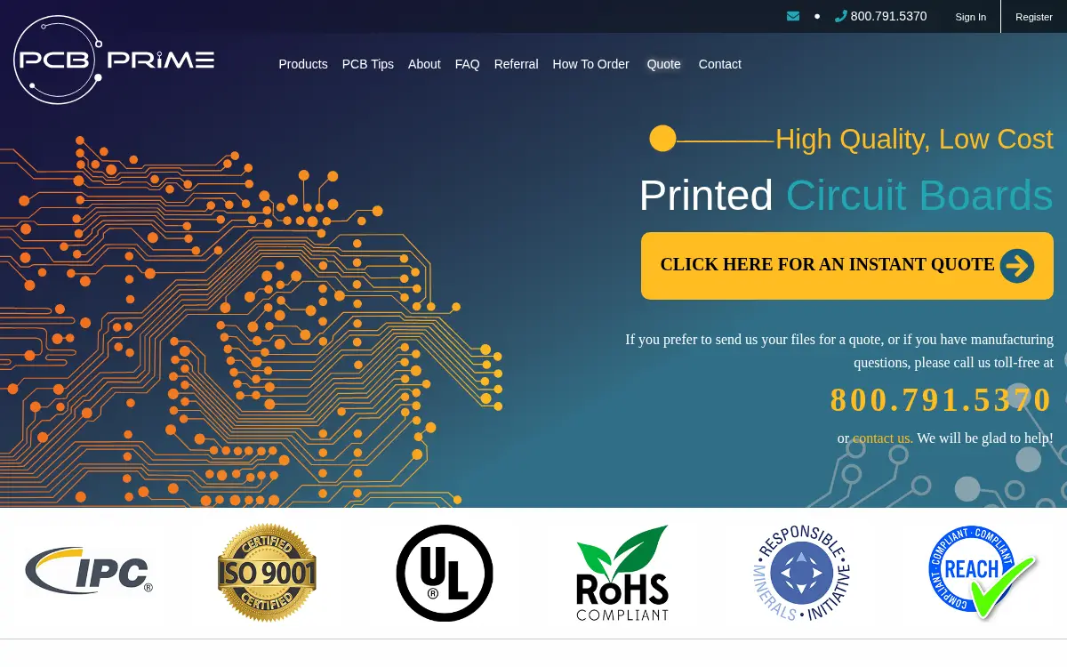 Homepage of Walsh Consulting CO