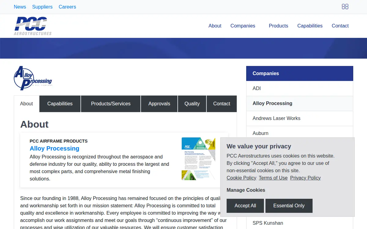Homepage of Klune Industries INC