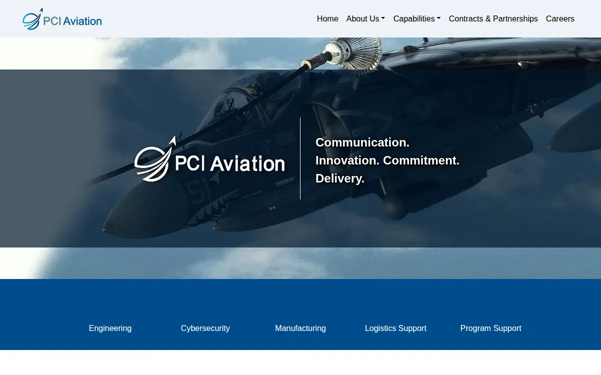 Homepage of Creek Defense Solutions