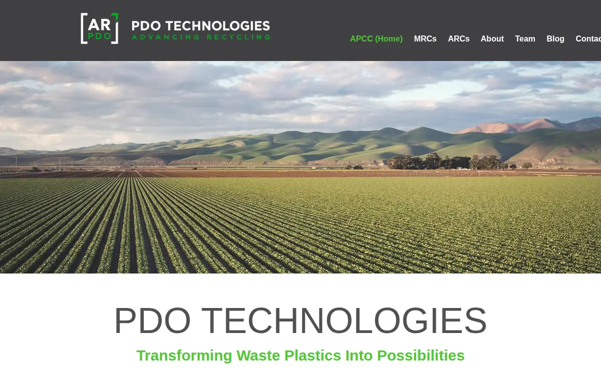 Homepage of Pdo Technologies, INC.