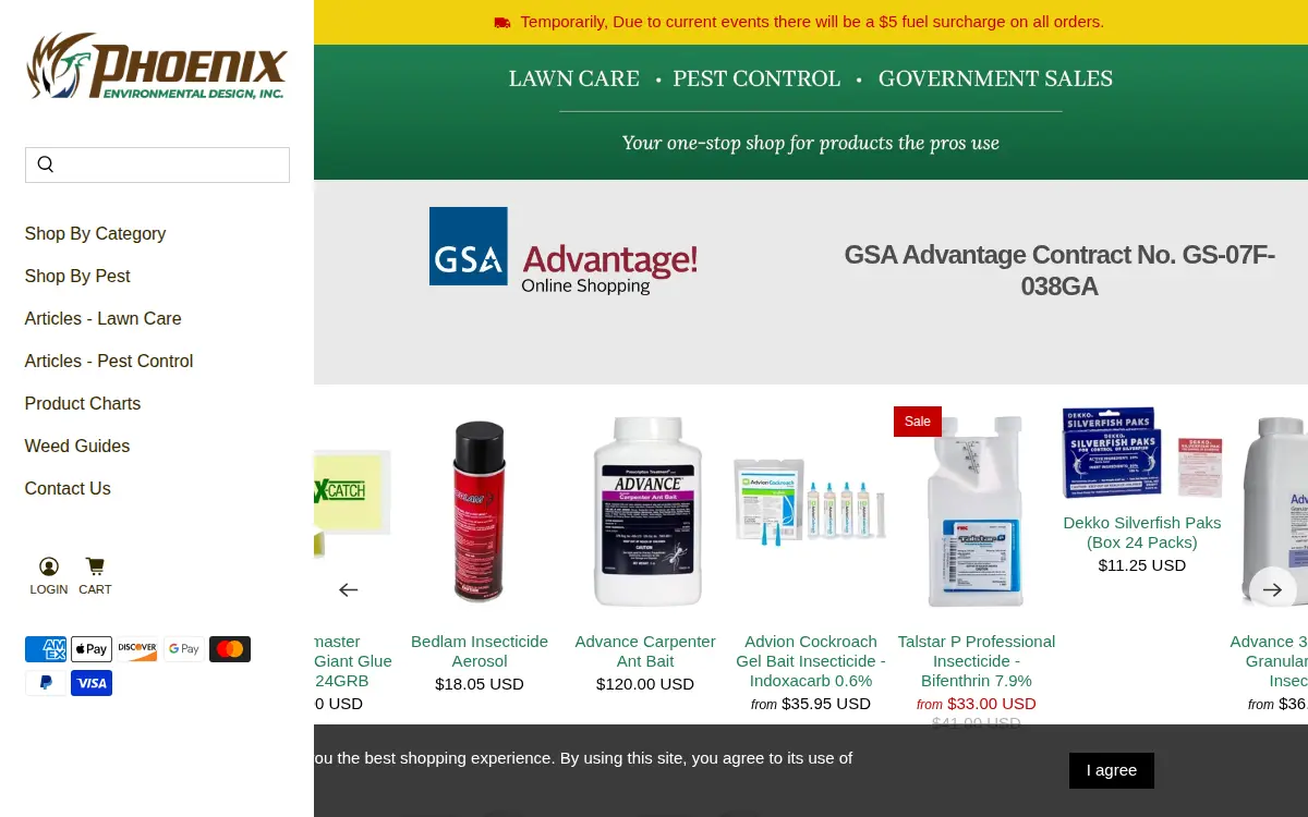 Homepage of Phoenix Environmental Design, INC.