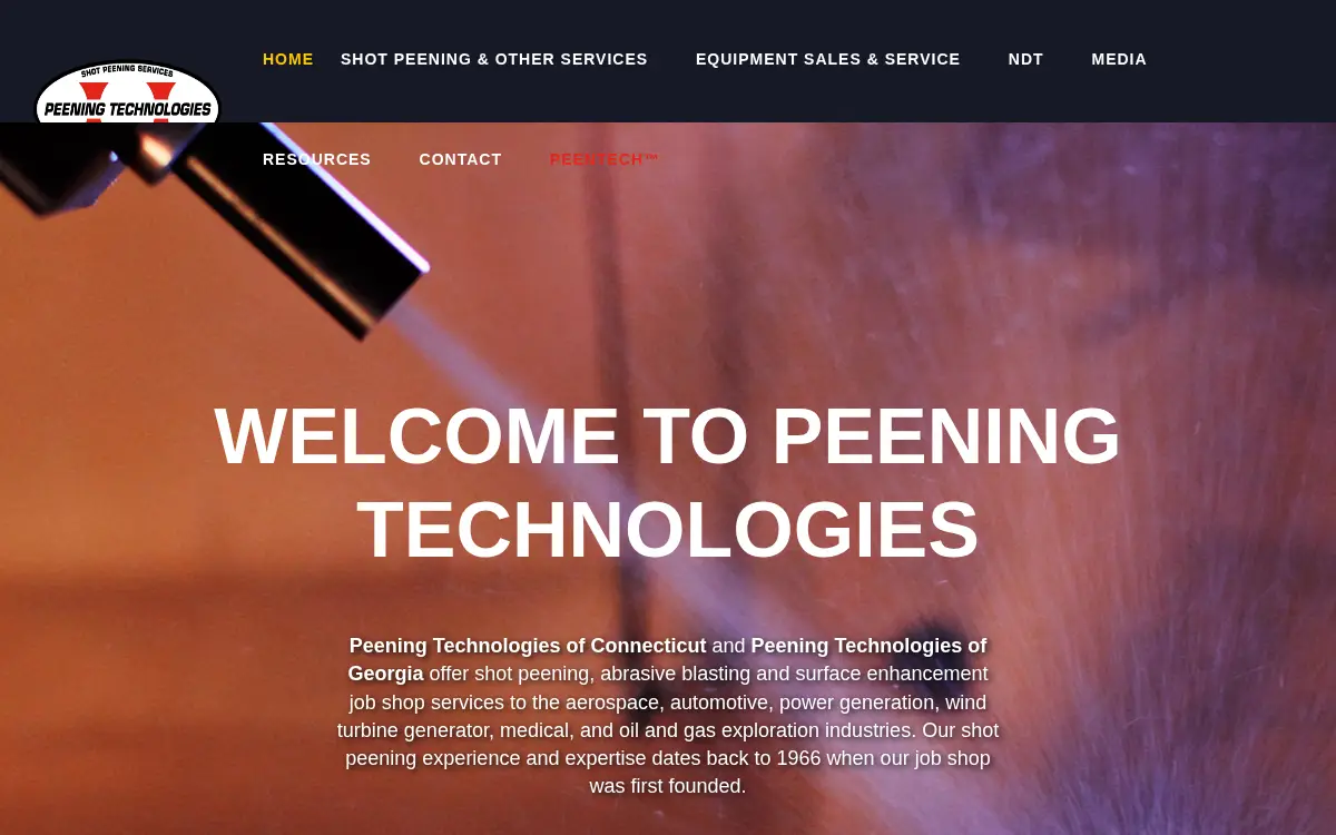 Homepage of Hydro Honing Laboratories INC
