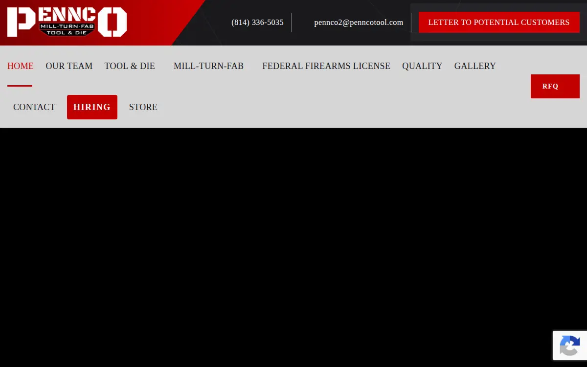 Homepage of Pennco Tool & Die, INC