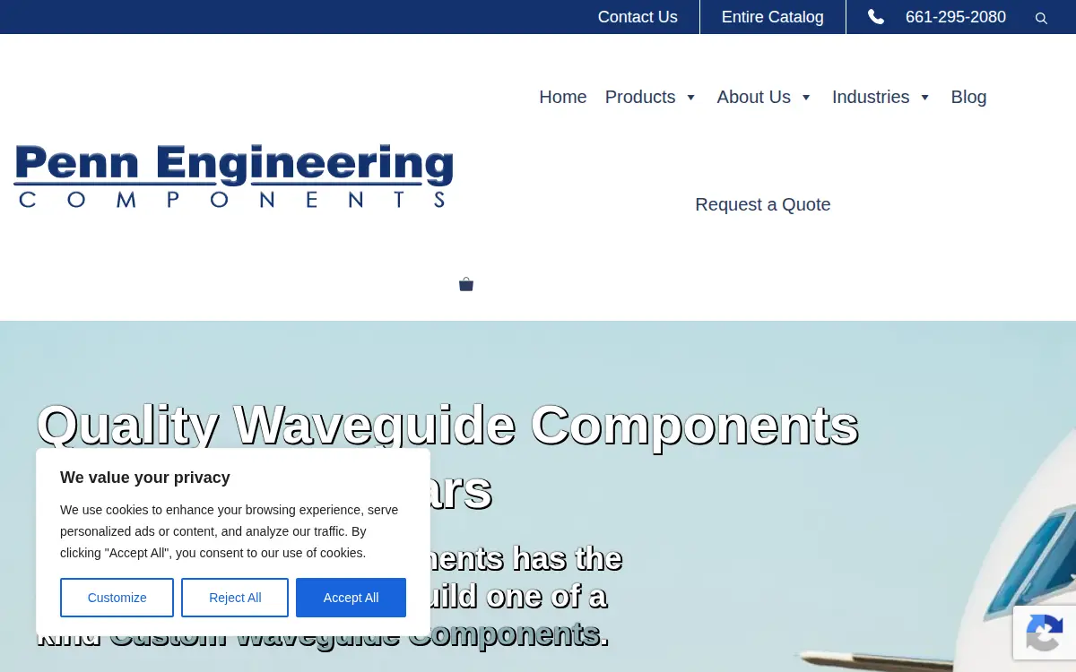 Homepage of Penn Engineering Components
