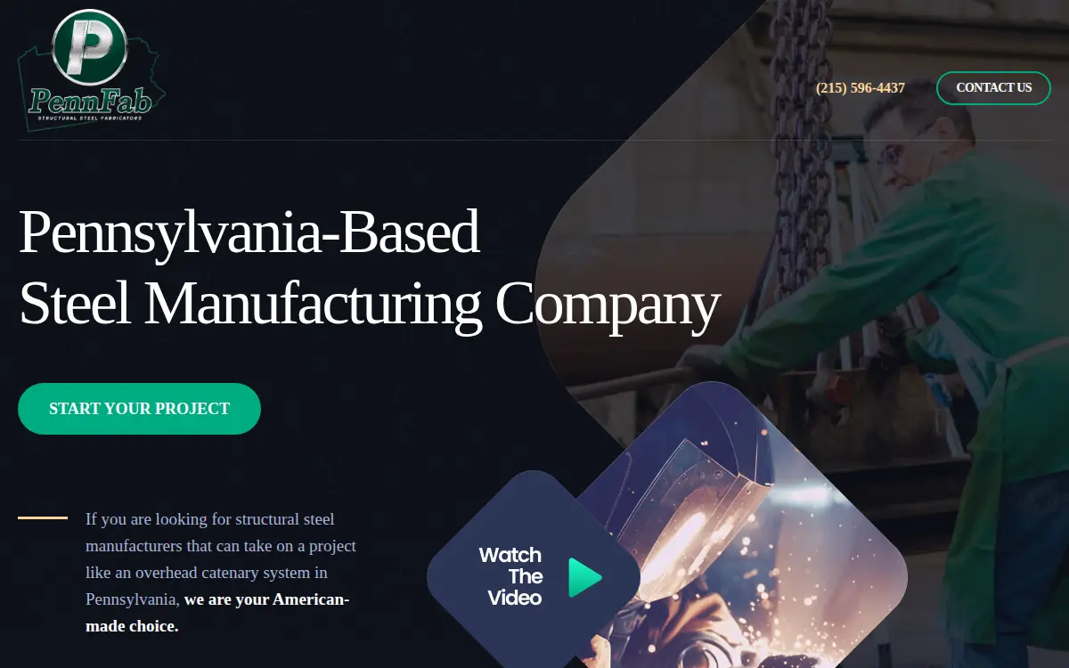 Homepage of Pennfab INC