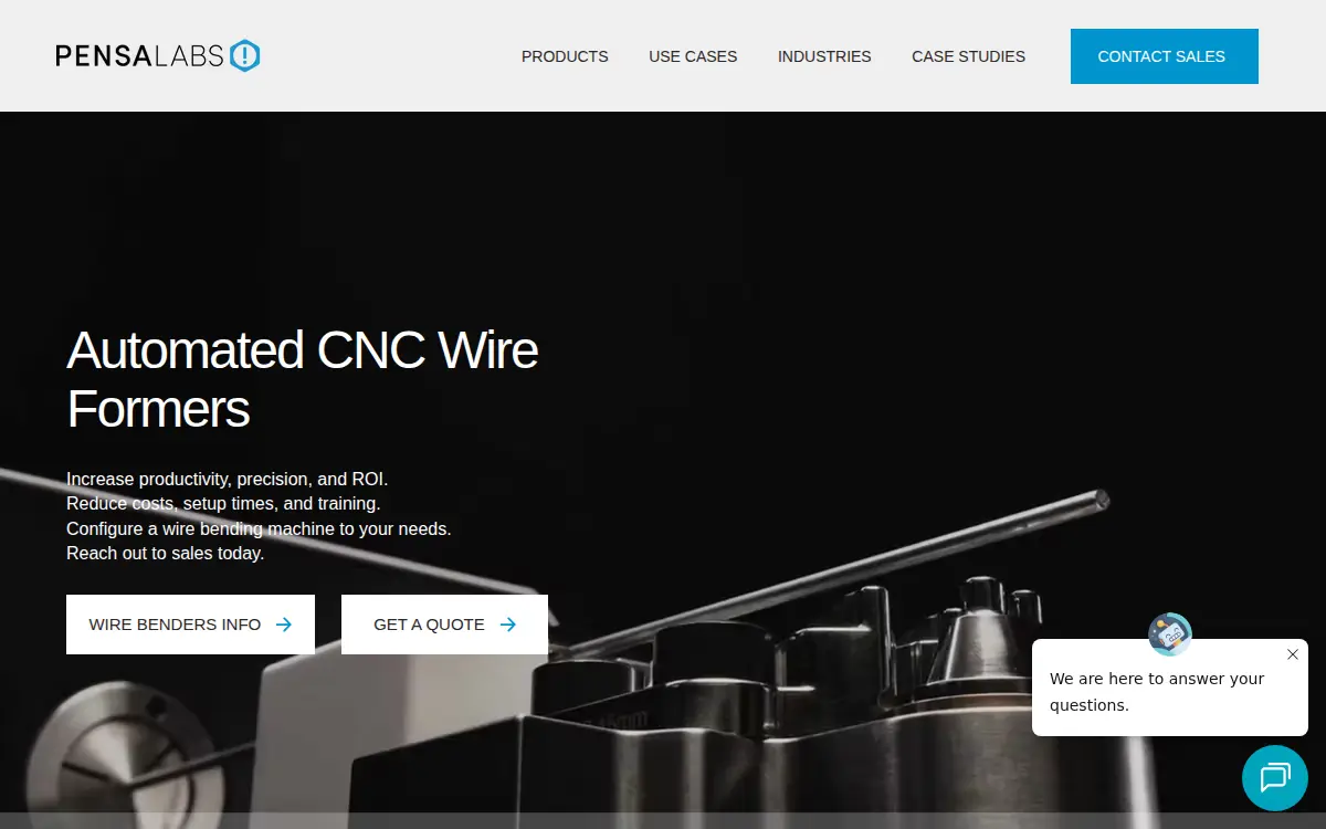 Homepage of Pensa Labs INC.