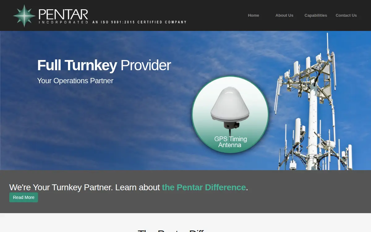 Homepage of Pentar INC