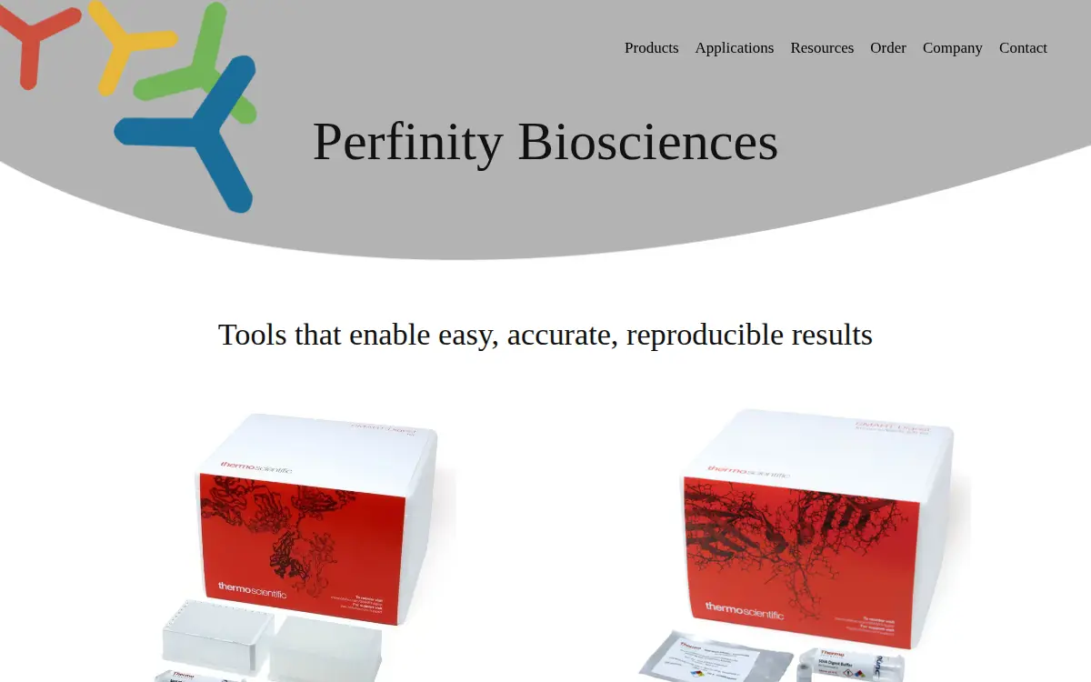 Homepage of Perfinity Biosciences, INC.