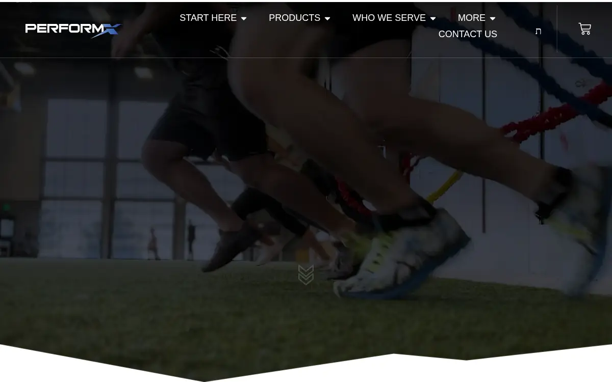 Homepage of Perform-x Sports Training, INC