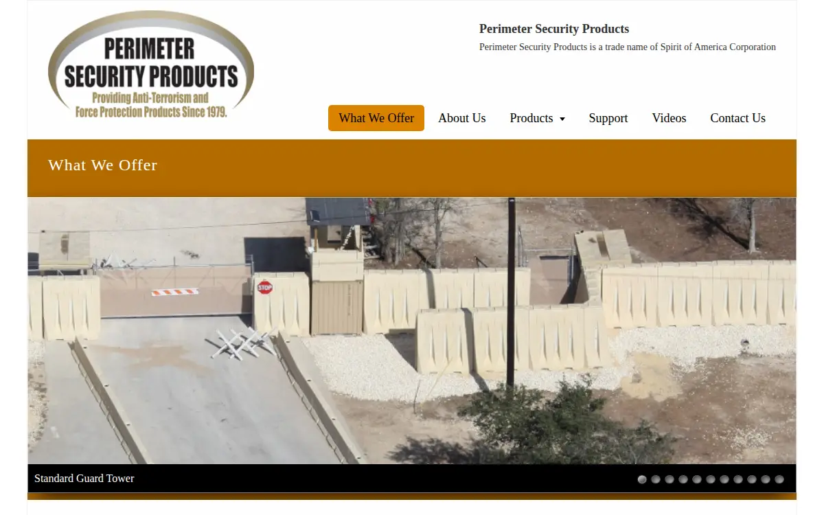 Homepage of Spirit of America CORP