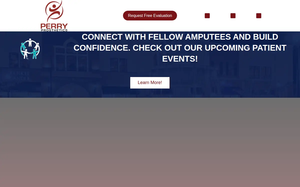 Homepage of Perry Prosthetics INC