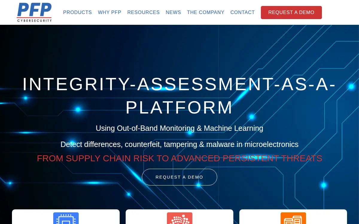 Homepage of Power Fingerprinting, INC