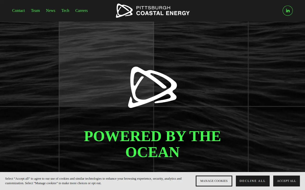 Homepage of Pittsburgh Coastal Energy, INC.