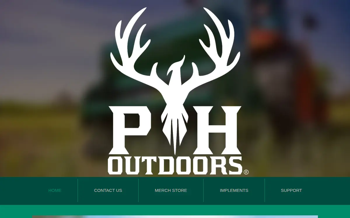 Homepage of Ph Outdoors, LLC