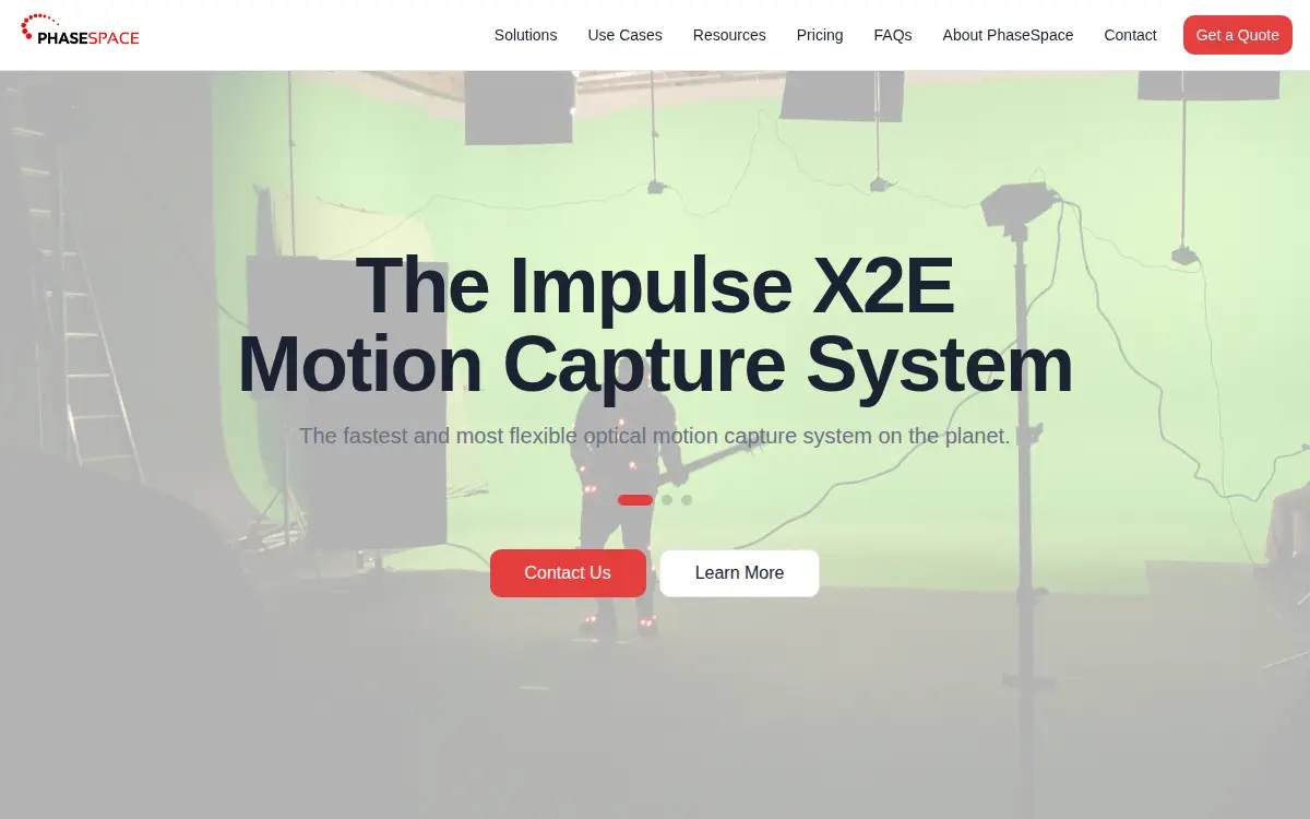 Homepage of Phasespace INC