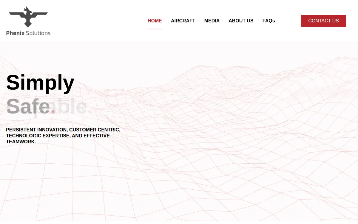 Homepage of Phenix Solutions, INC