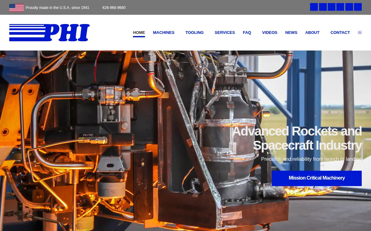 Homepage of Phi