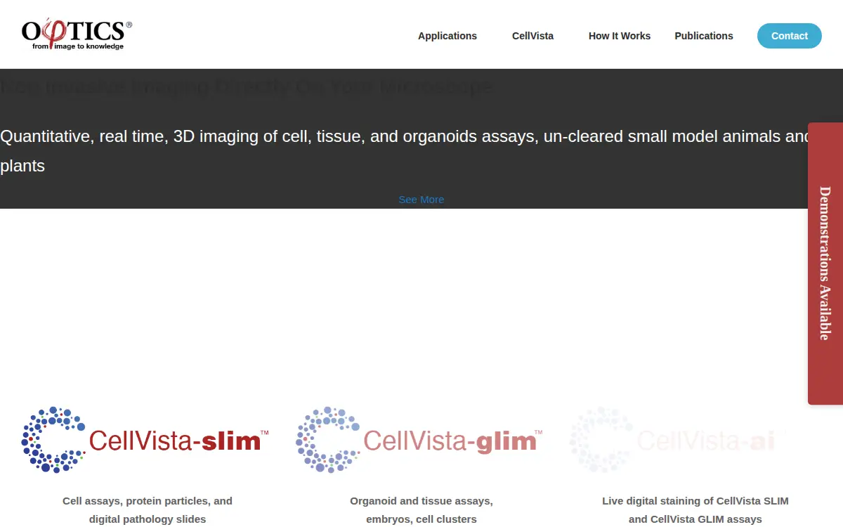 Homepage of Phi Optics INC
