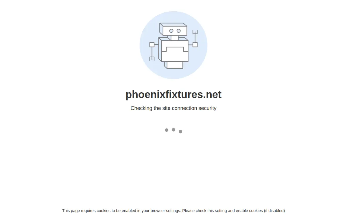 Homepage of Phoenix Fixtures INC