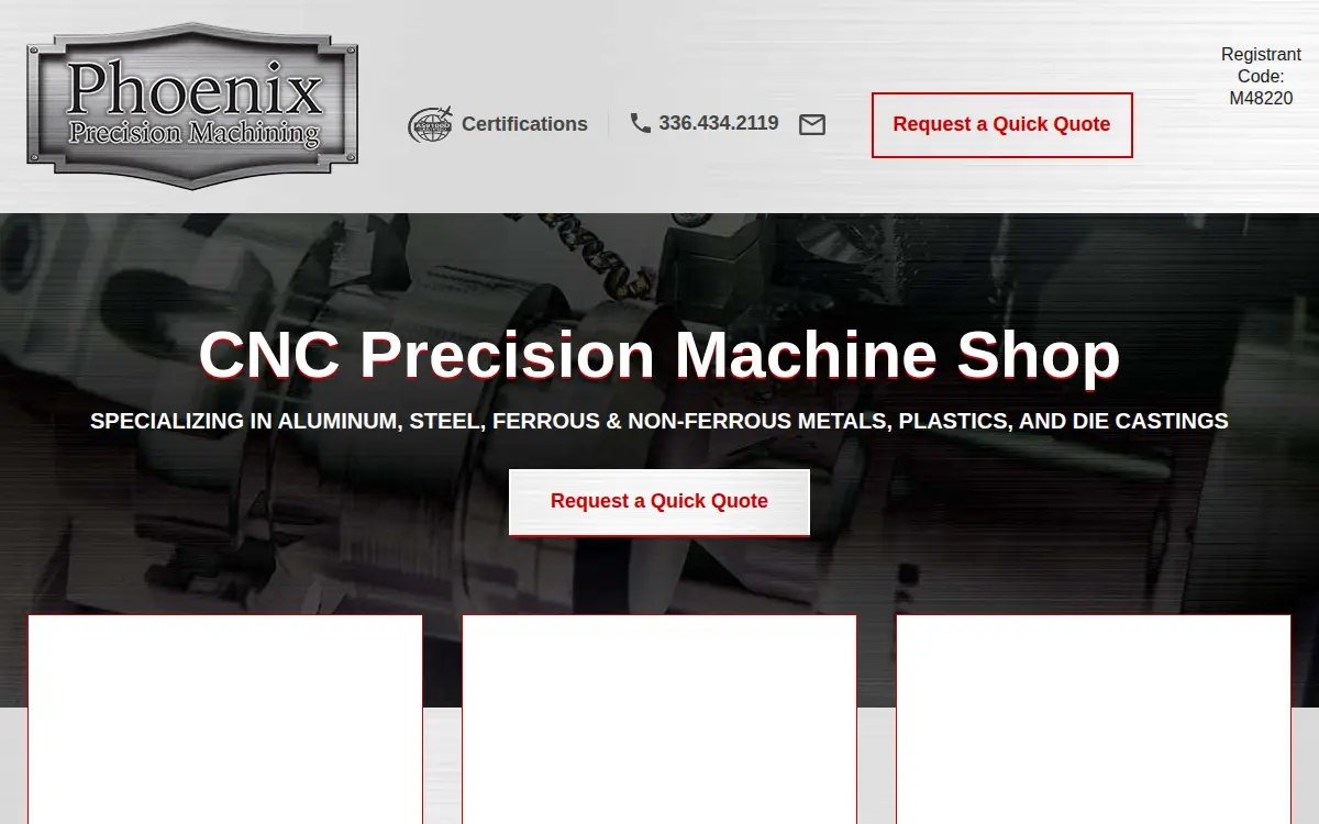 Homepage of Martin & Rush Machining INC
