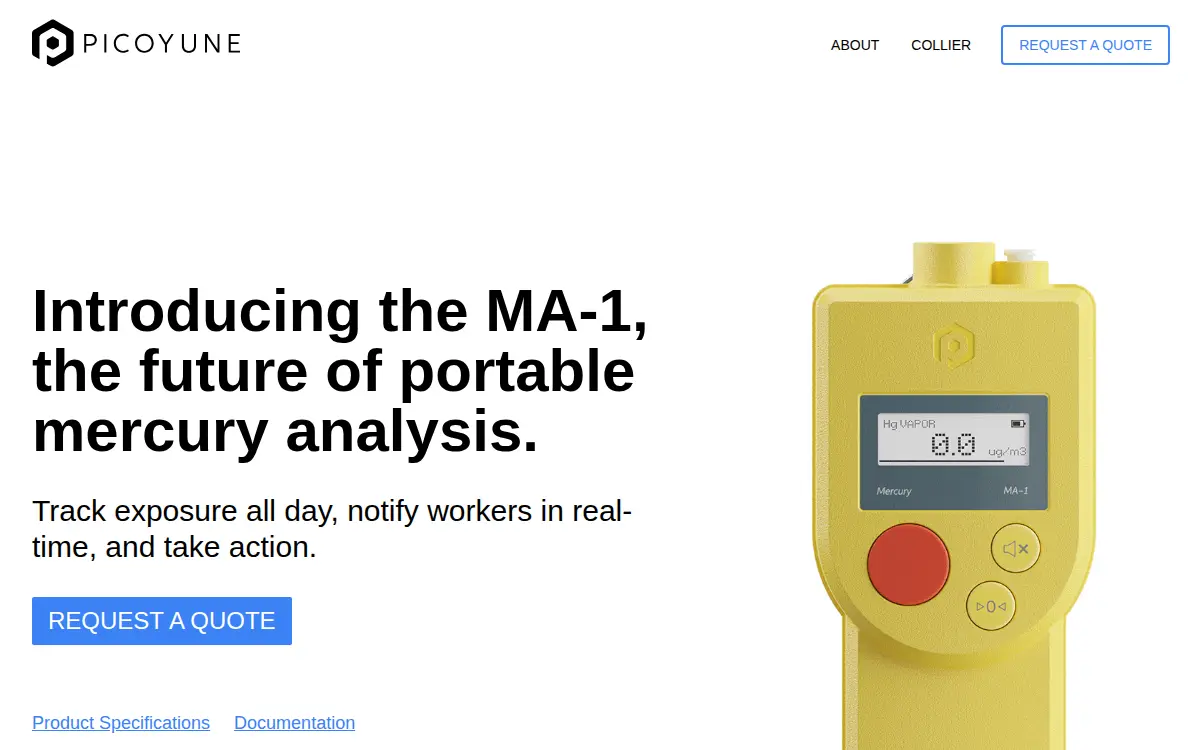 Homepage of Picoyune LLC