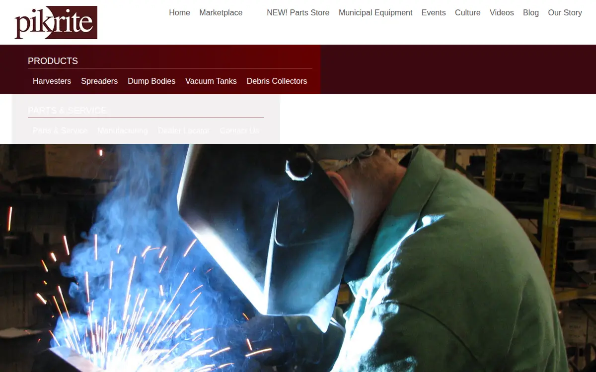 Homepage of Pik Rite INC