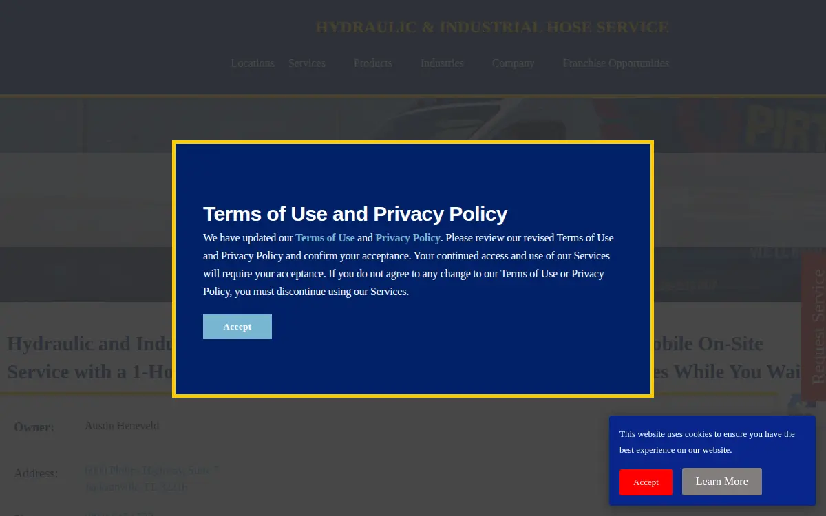 Homepage of Gs Hydraulic Hose CORP