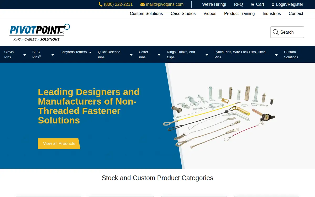 Homepage of Pivot Point INC