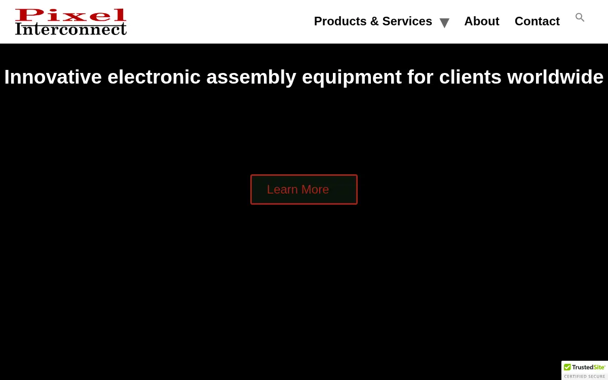 Homepage of Pixel Interconnect INC