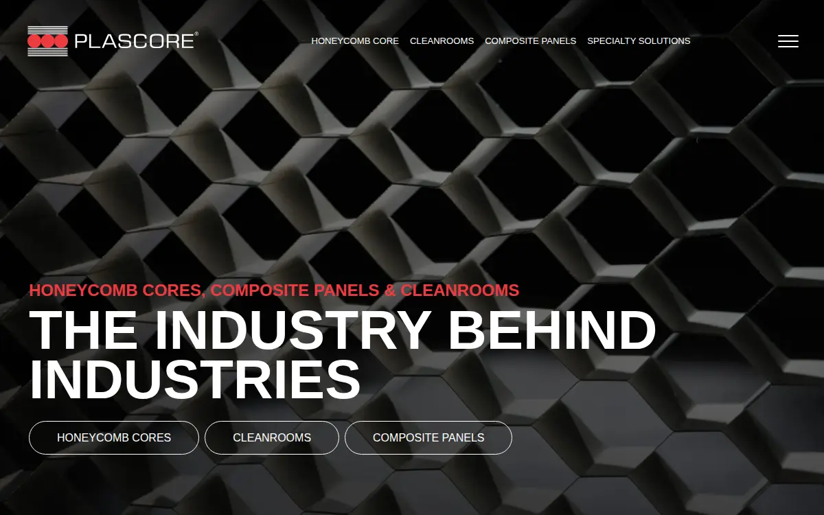 Homepage of Plascore INC