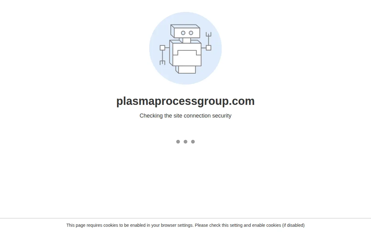 Homepage of Plasma Process Group, INC.