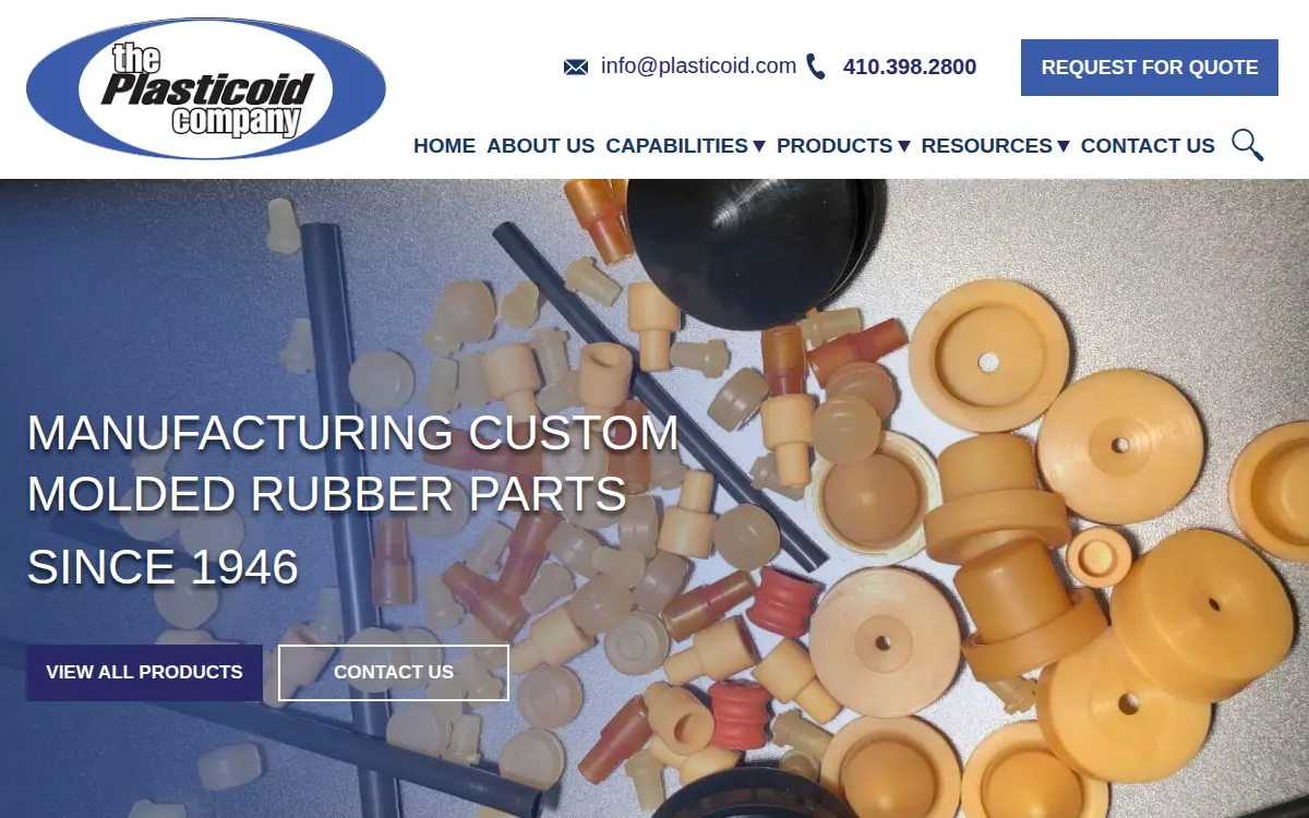 Homepage of The Plasticoid Co., INC.