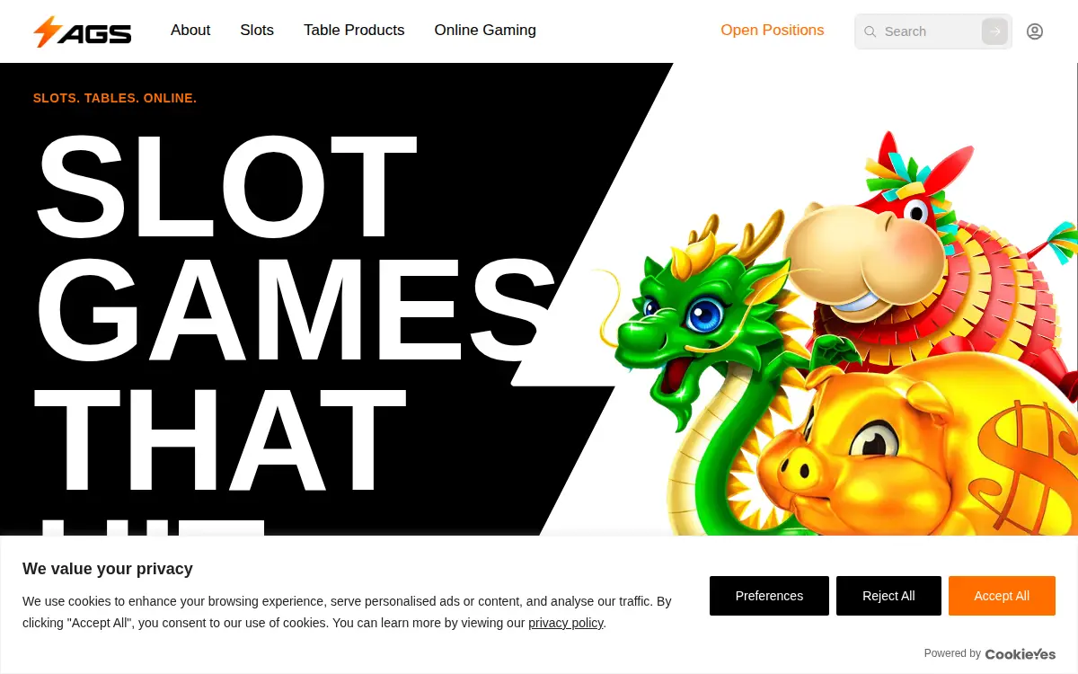 Homepage of Ags LLC