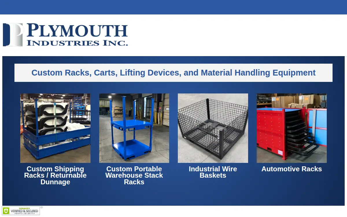 Homepage of Plymouth Industries, Incorporated