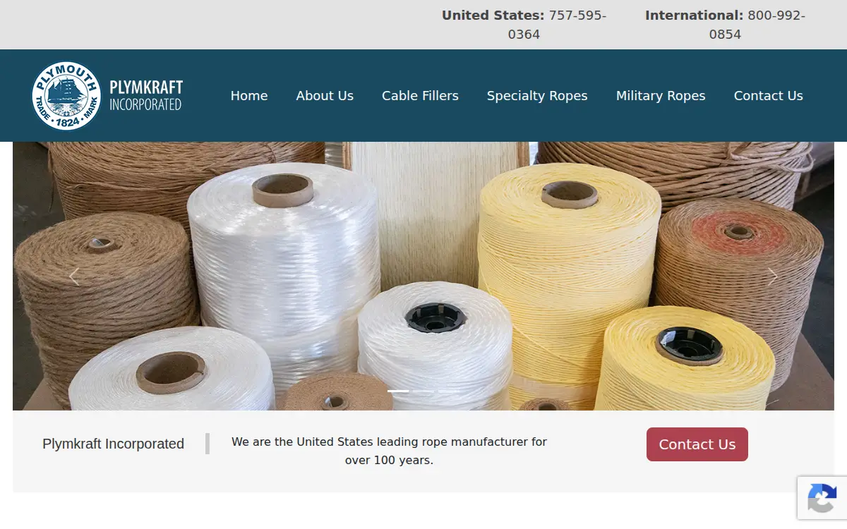 Homepage of Plymkraft, INC.