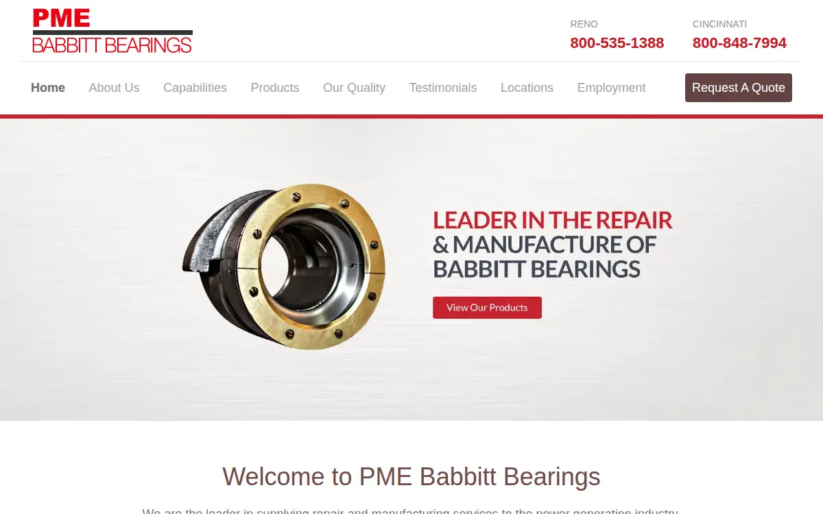 Homepage of Pme of Ohio, INC.