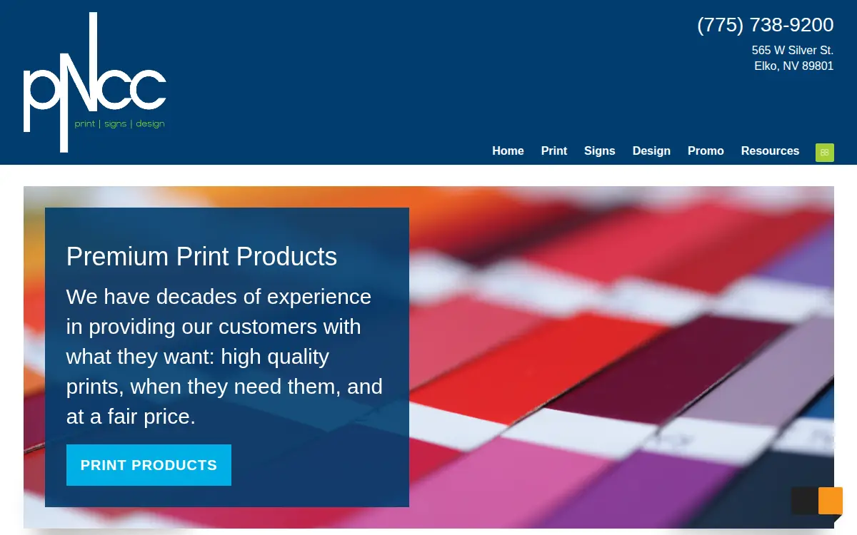 Homepage of Print 'n Copy Center, LLC