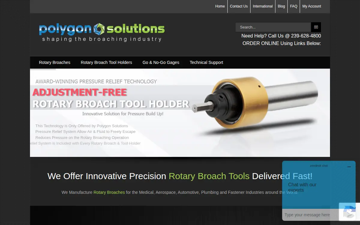 Homepage of Polygon Solutions, INC