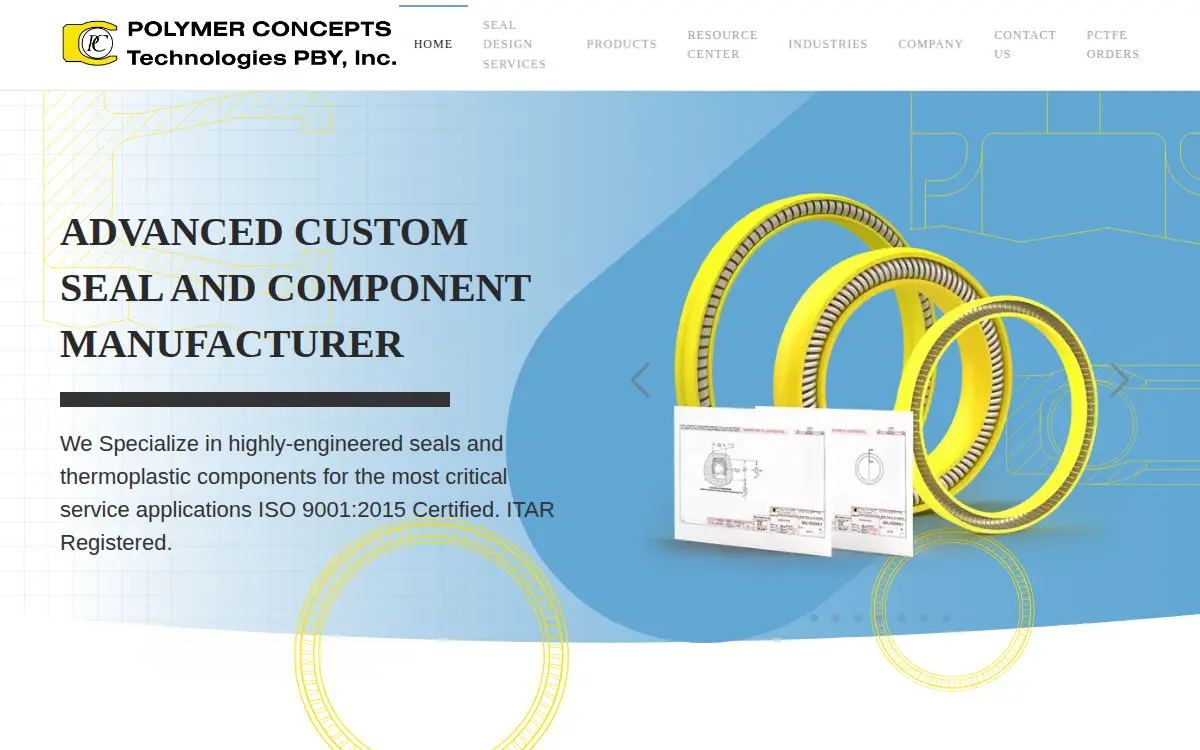 Homepage of Polymer Concepts Technologies Pby, INC.