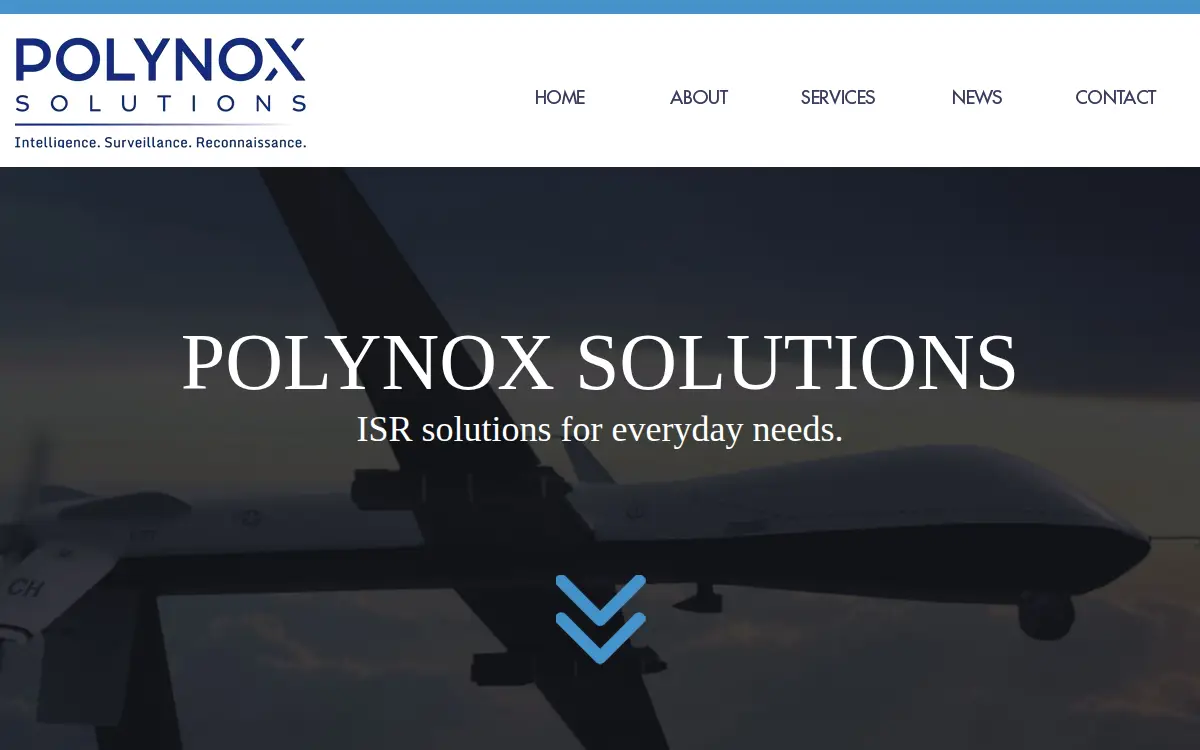 Homepage of Polynox Solutions, LLC