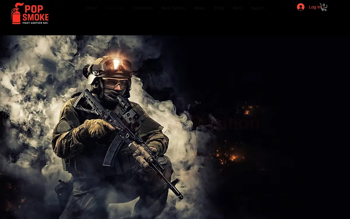 Homepage of Pop Smoke LLC
