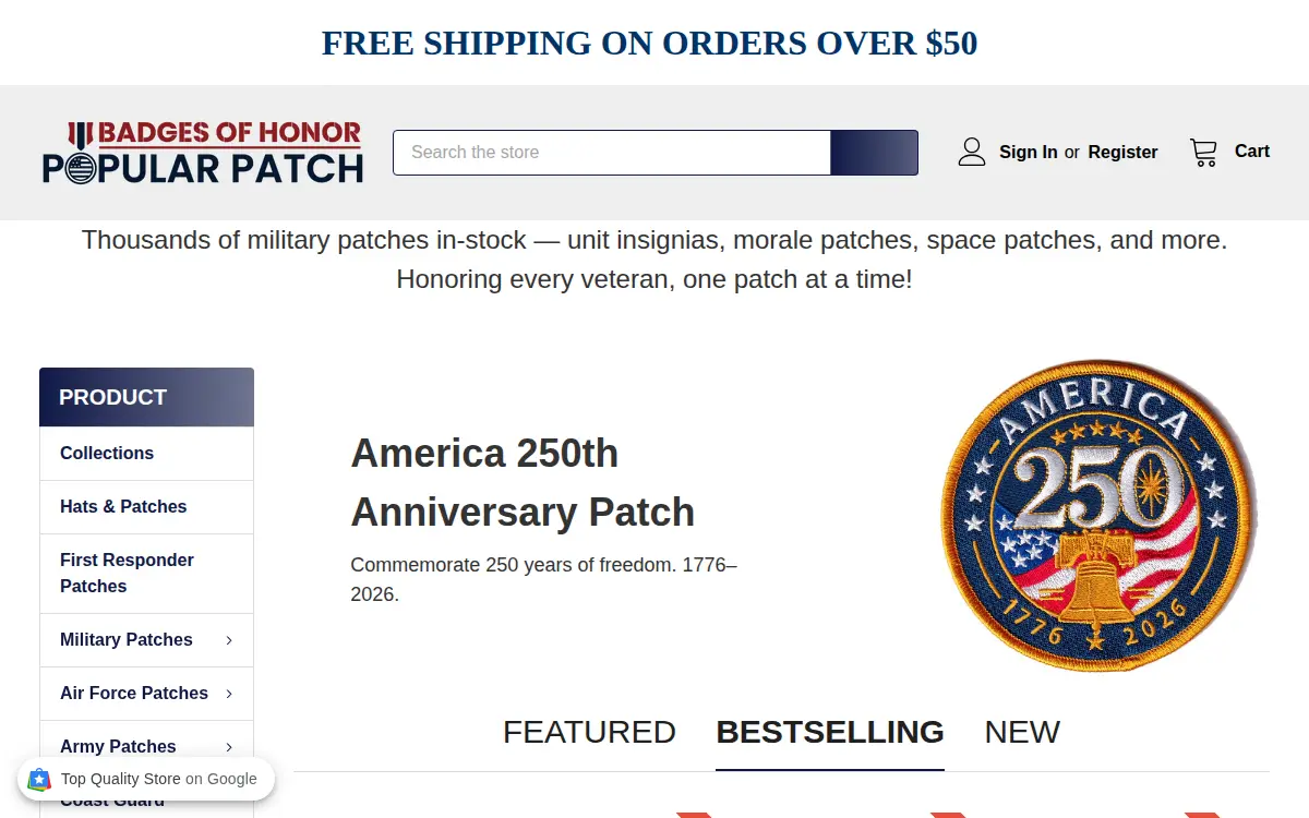 Homepage of Popular Patch LLC