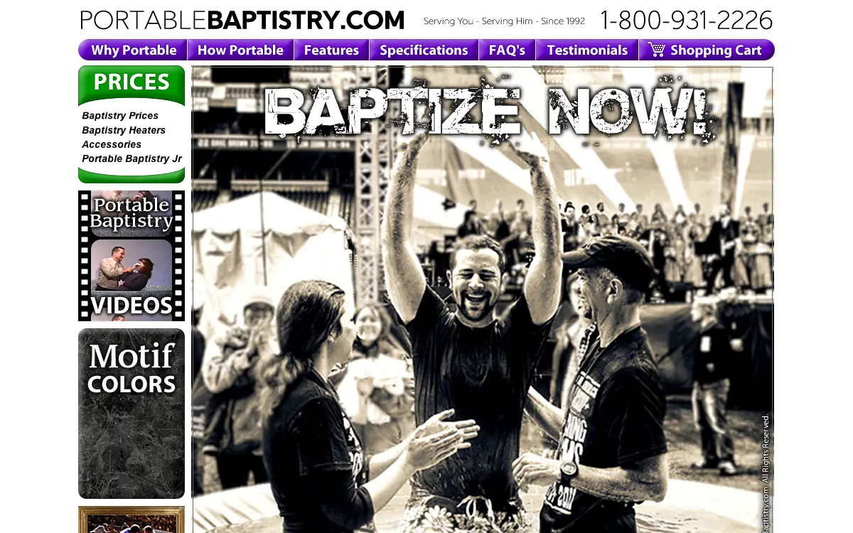 Homepage of Tubs to Go!, INC.